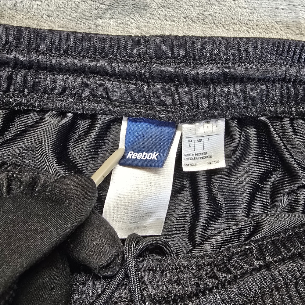 Reebok Mesh Basketball Training Shorts Size Large Black - Picture 4 of 5